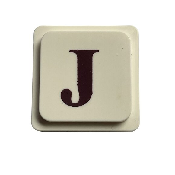UpWords 3D Letter J Tile Replacement Stacking Word Game Piece 1988 Edition u Vin - Picture 1 of 2